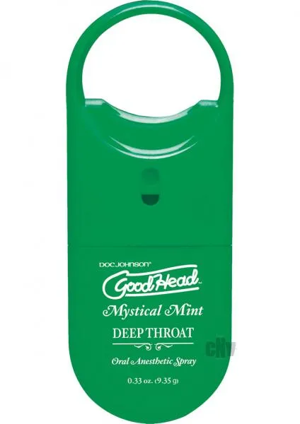 Anal Doc Johnson Goodhead Deep Throat To Go Mint Spray