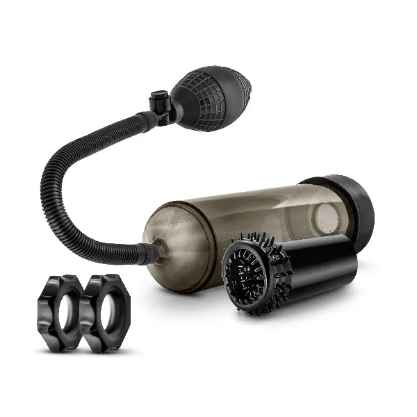 Quickie Kit Thick Cock Penis Pump Black Blush Novelties Male Sex Toys