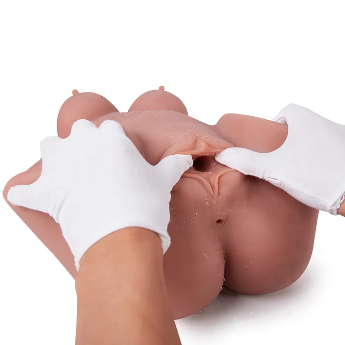 Kingmansion Doll Male Sex Toys Kingmansion Sex Doll Male Masturbator Lifelike Female Half Torso with Vagina and Anal for Men Sex Pleasure