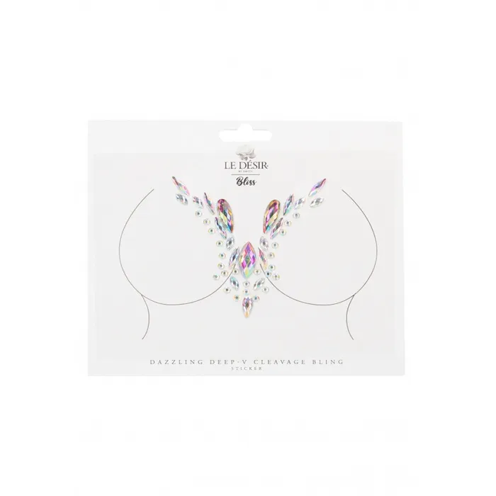 Shots Toys Vibrators Shots Le Desir Bliss VNeckline Embellished Crystals