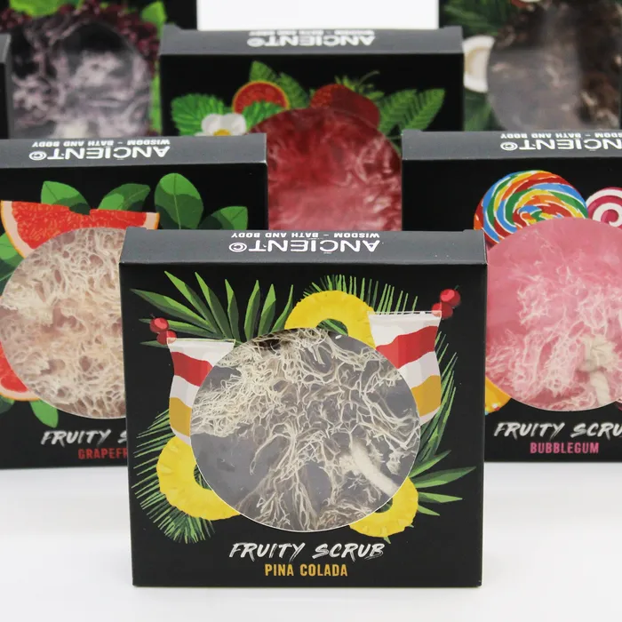 Ancient Wisdom Female Sex Toys Fruity Scrub Soap on a Rope Strawberry Guava