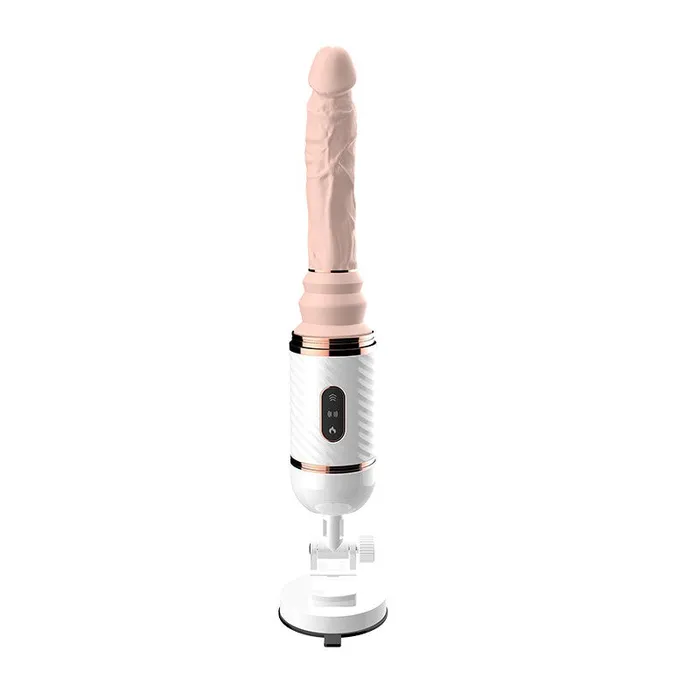 DIBE Female Sex Toys DIBE Cyclone Fire Remote Control Auto Heating Telescopic Sex Machine Kit