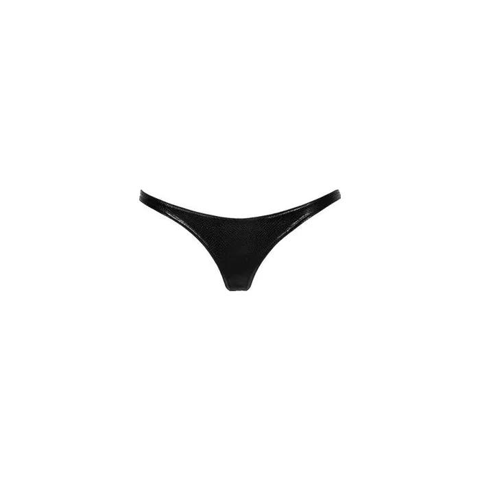 Anal Noir Noir Snake Wetlook Thong Black Small