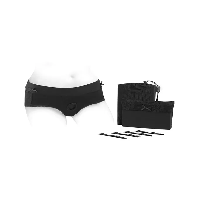 Female Sex Toys SpareParts Spareparts Bella Harness BlkBlk Nylon XS