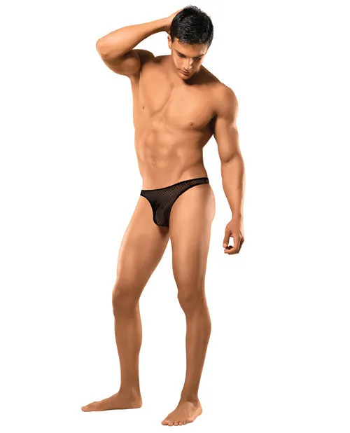 Male Power Stretch Net Pouch Thong Comme Ci Comme Ca Male Sex Toys