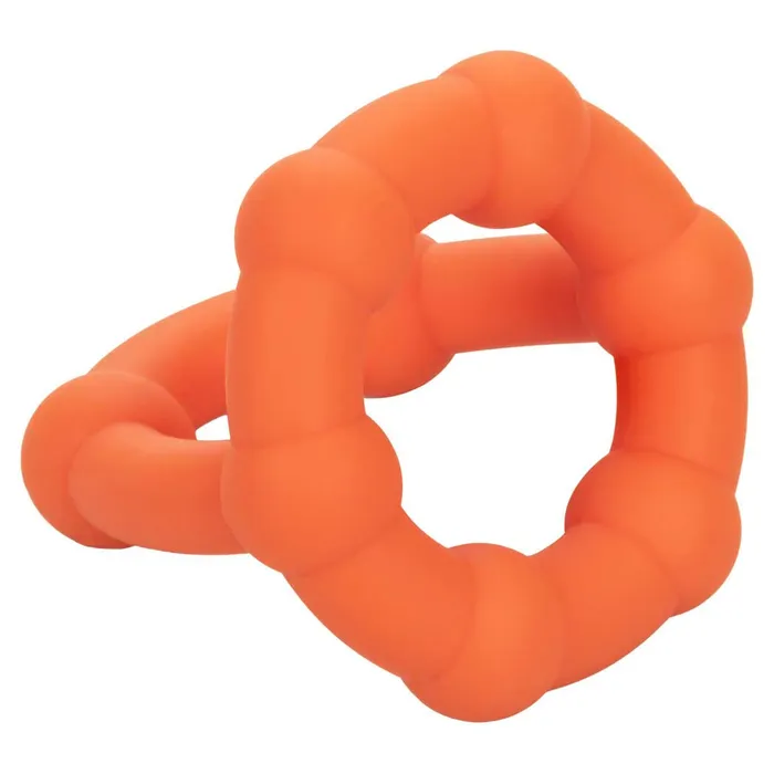 Male Sex Toys CalExotics CalExotics Alpha Liquid Silicone All Star Ring