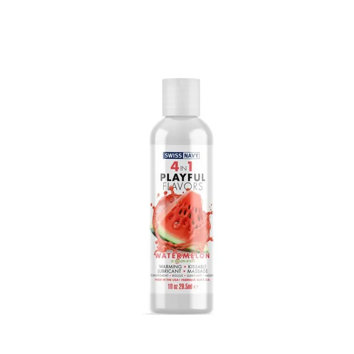 Playful Flavours 4in1 Lubricant Watermelon 295ml Swiss Navy Lubricants