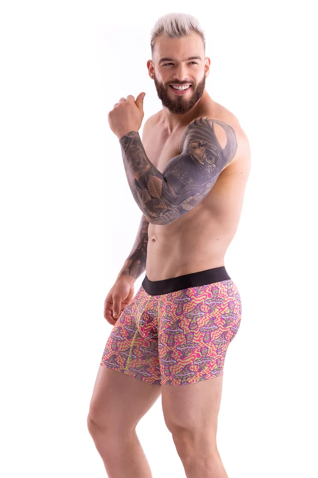 Raymond David Vibrators Raymond David Mens Printed BoxersLycra