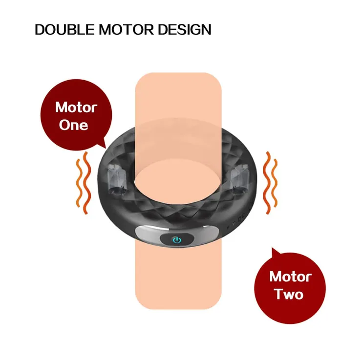 Stretchable Delay Ejaculation Silicone Cock Ring Vibrator Onion Toy Male Sex Toys