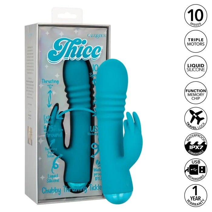 Cal Exotics Vibrators Thicc Chubby Thrusting Tickler