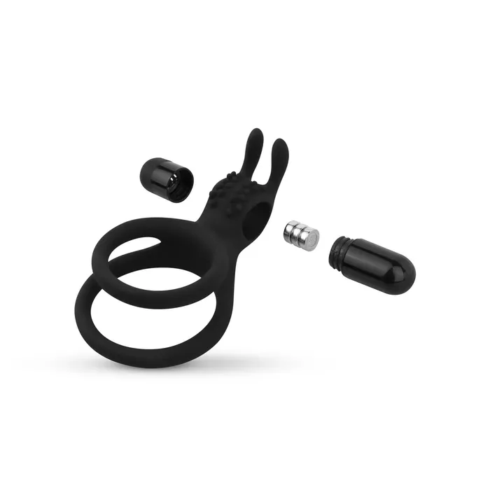 EasyToys Share Ring Double Vibrating Cock Ring with Rabbit Ears Couples