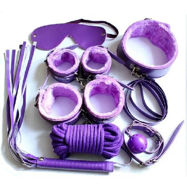 BDSM Starter Kits Bondage Starter Kit Blindfold Gag Flogger Restraints House of Dasein Couples