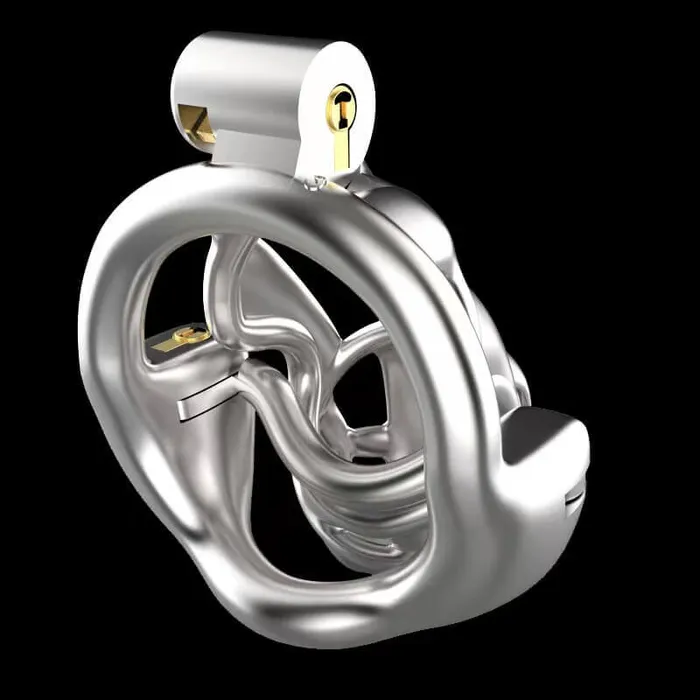 CHASTITY CAGE CO Male Sex Toys Stainless Steel DoubleLock Mamba Cock Cage CHASTITY CAGE CO Male Sex Toys Stainless Steel DoubleLock Mamba Cock Cage