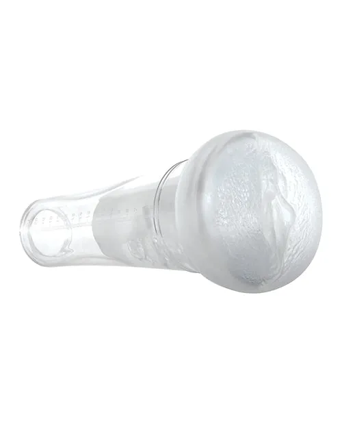 Evolved Novelties Male Sex Toys Zero Tolerance Sucking Good Rechargeable Vibrating Pump WhiteClear