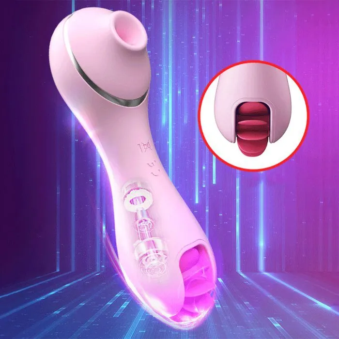 Female Sex Toys House of Dasein Clitoral Vibrators Sex Licking Tongue Vibrator Nipple Sucking Clitoral Suction Stimulator