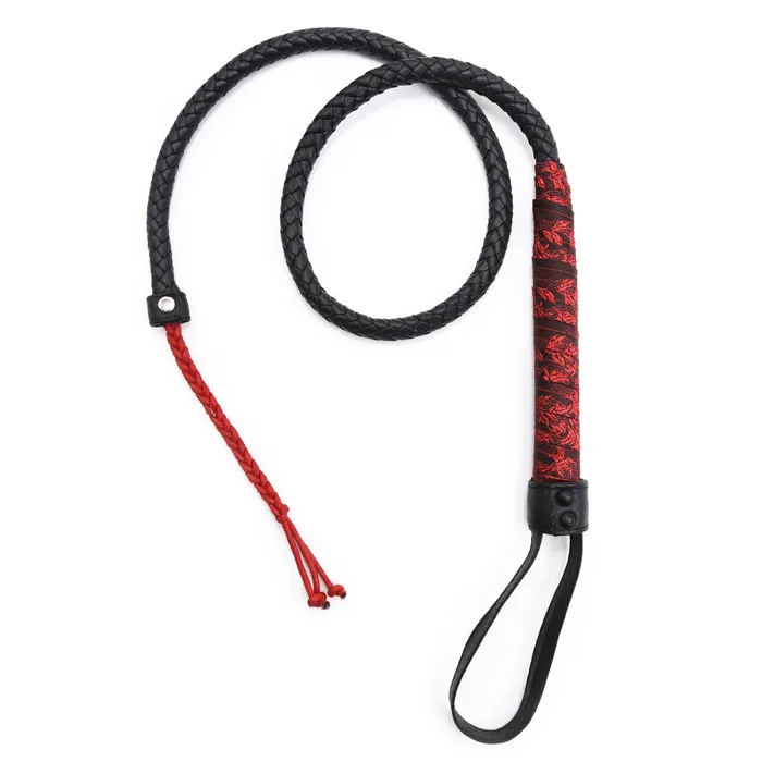 House of Dasein Couples Whips Handwoven Whip Chinese Style Handle Leather Sex Toy