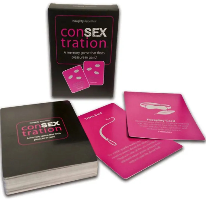 Savvy Co Games Naughty Appetites Consextration Card Game