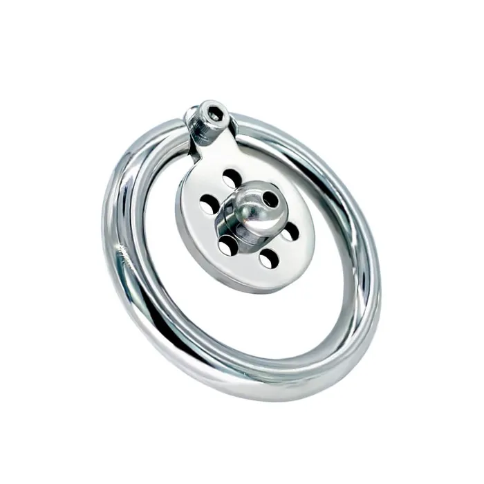 The New Stainless Steel Ultra Flat Chastity Device CHASTITY CAGE CO Male Sex Toys