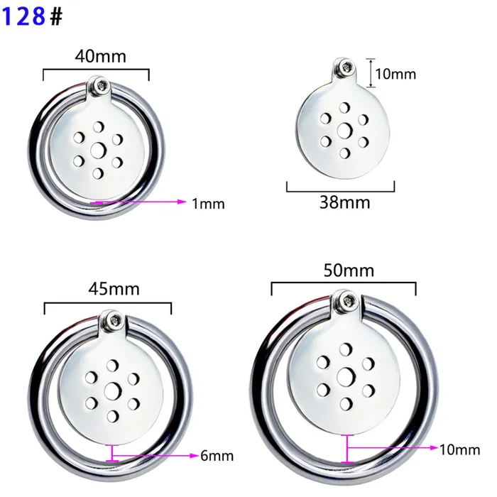 The New Stainless Steel Ultra Flat Chastity Device CHASTITY CAGE CO Male Sex Toys