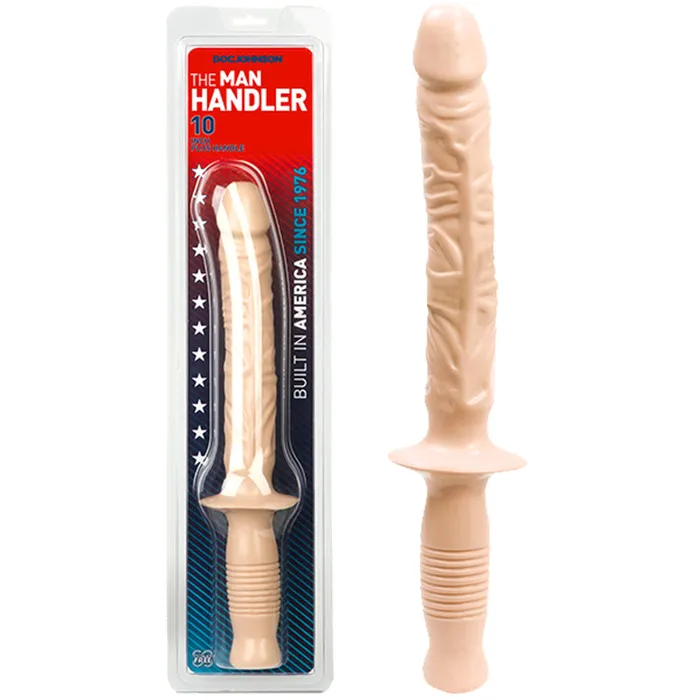 Vibrators Manhandler 15InX 125In White Doc Johnson