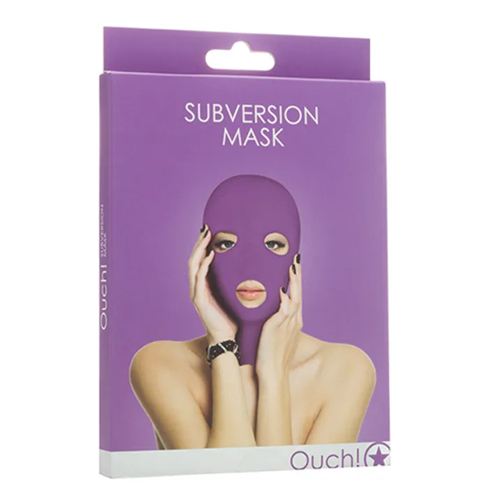 Vibrators Ouch Subversion Mask Purple Shots America LLC
