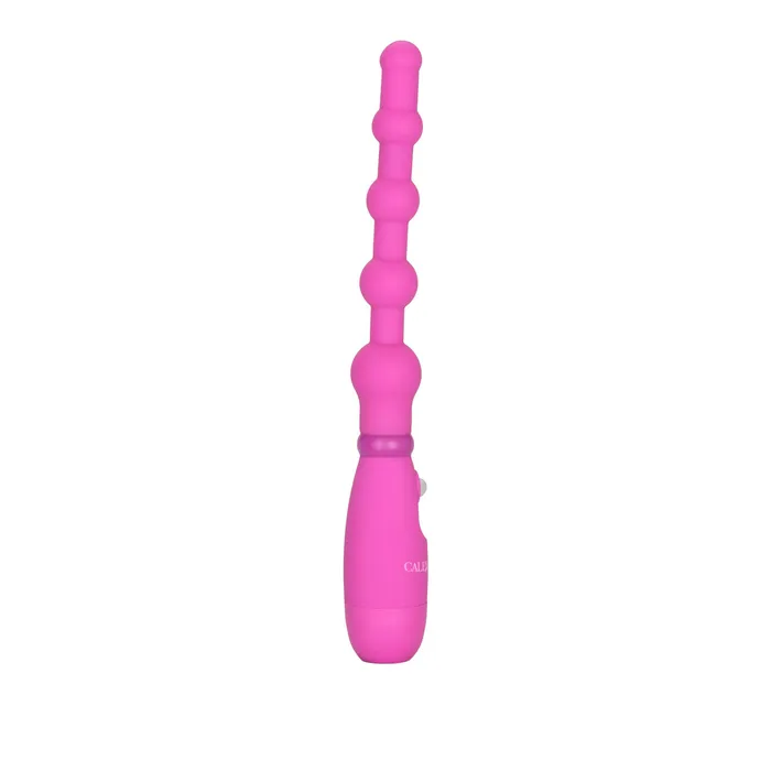 CalExotics CaleXOtics BOOTY CALL BOOTY FLEXER Flexible Silicone Vibrating Anal Beads Pink Male Sex Toys