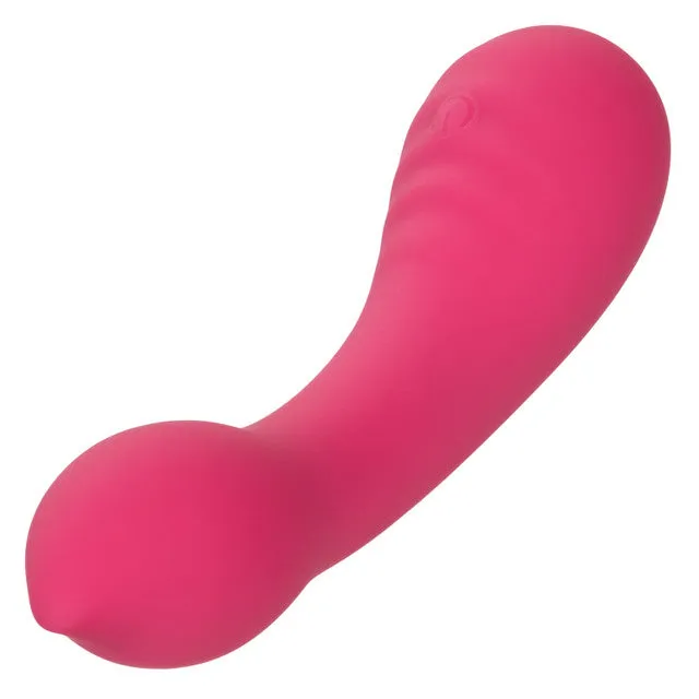 CalExotics Female Sex Toys Pixies TEASER Mini Vibrator with Teasing Flexible Pleasure Tip Pink