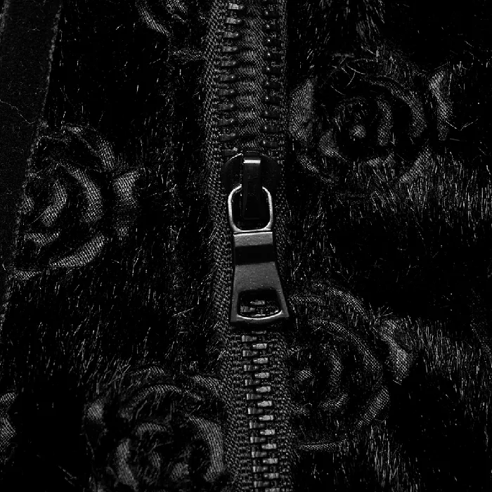EVEs SECRETS Couples Retro Gothic Velvet Corset with LaceUp Detailing