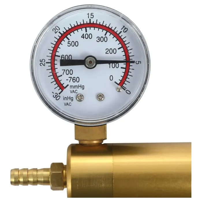 LuxaMax Brass Handle Penis Pump Set with Gauge LuvPump Male Sex Toys