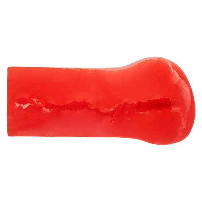 Male Sex Toys CalExotics Cheap Thrills THE SHEDEVIL Tight Pussy Male Masturbator Red Stroker