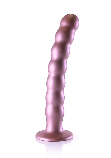 Ouch Beaded Silicone 8 in GSpot Dildo All Colors Shots America LLC Female Sex Toys