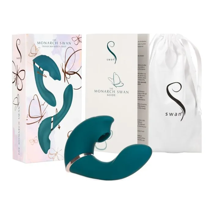 Vibrators The Monarch Swan Transforming Vibe Teal Swan